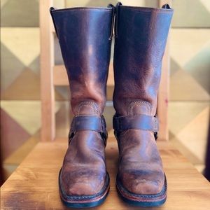 Frye Boots Brown Leather Size 7